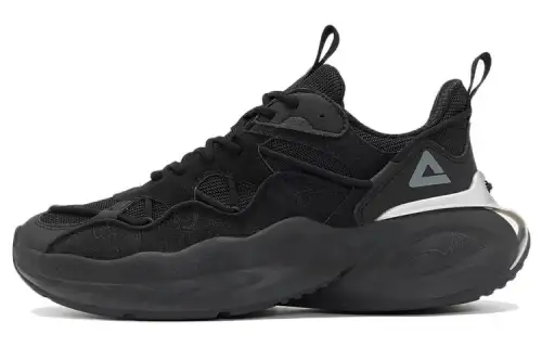 PEAK State Pole Cushioning Slip Resistant Abrasion Resistant Low top Sports Casual Shoes Black