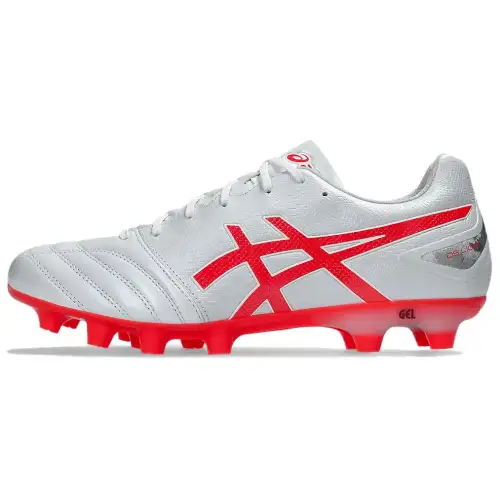ASICS Kangaroo Leather Soccer Shoes Unisex White Red