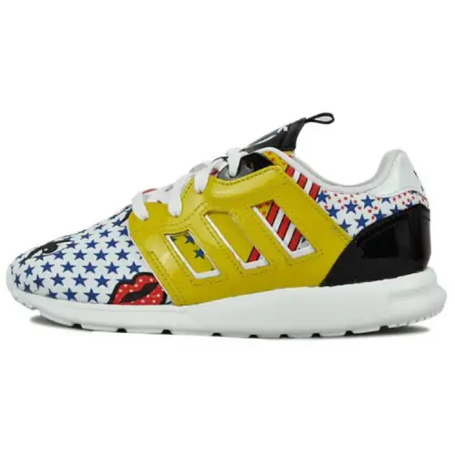 Adidas Originals ZX 500 Slip Resistant Abrasion Resistant Low top Casual Shoes Women's White
