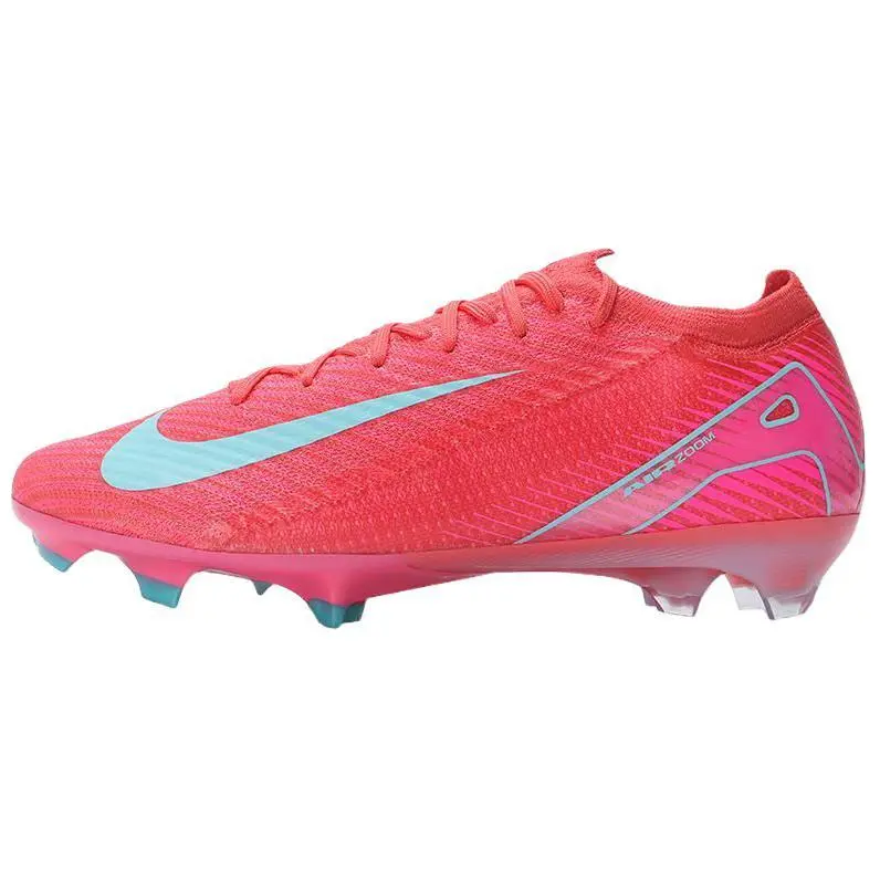 Nike FG Firm Ground Natural Grass Fabric Soccer Shoes Unisex Pink
