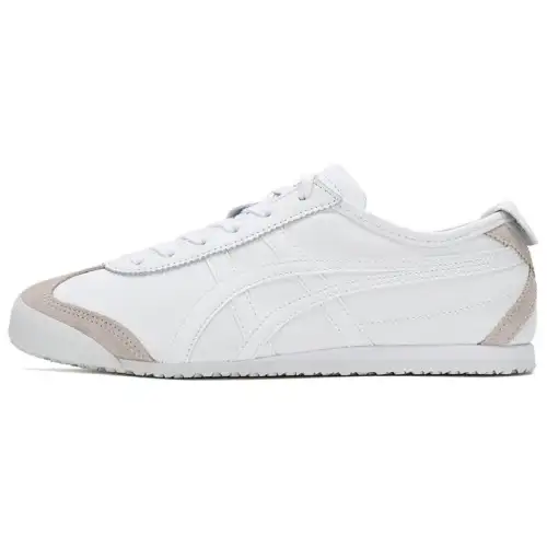 Onitsuka Tiger MEXICO 66 Slip Resistant Abrasion Resistant Low top Casual Shoes Unisex White Brown