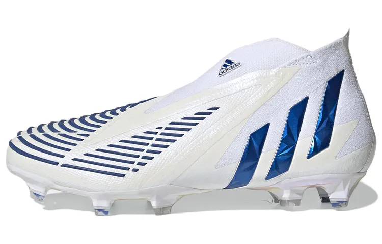 Predator Edge+ Adidas Fg 'White Hi-Res Blue'