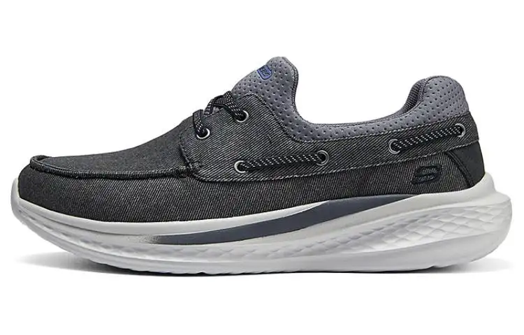 Skechers Breathable Low top Casual Shoes Men's Black