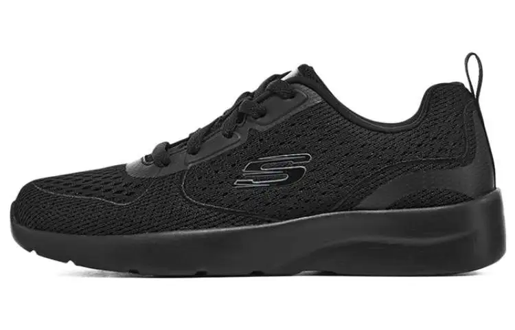 Skechers Dynamight 2.0 Fabric Low top Casual Shoes Women's All Black