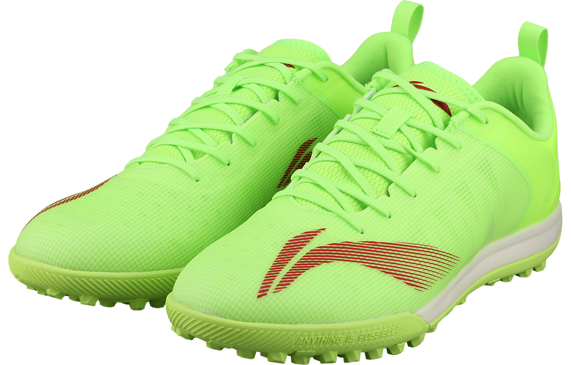 Li Ning Swift Shadow TF Turf Artificial Turf, Firm Ground Fabric Cushioning Soccer Shoes Men’s