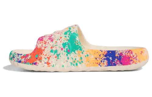 Adidas Adilette 22 Slide 'Sand Strata Paint Splatter'