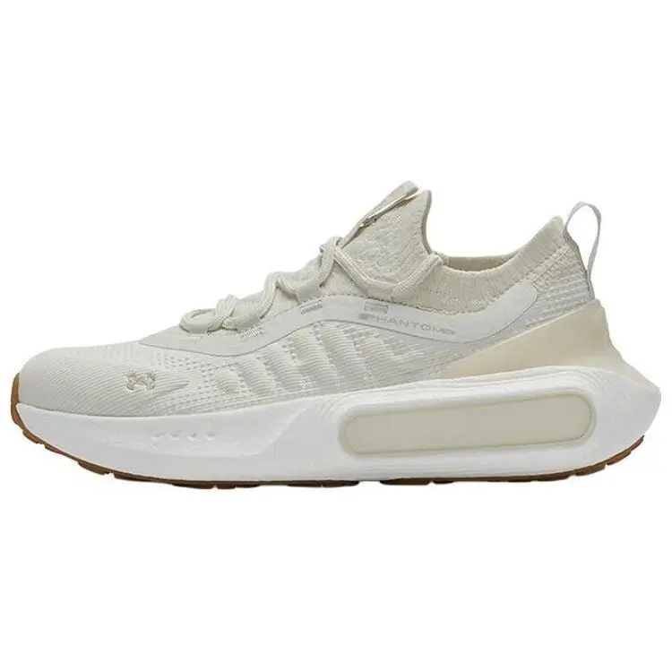 Under Armour Phantom 4 Abrasion Resistant Abrasion Resistant Low top Casual Shoes Women's Beige