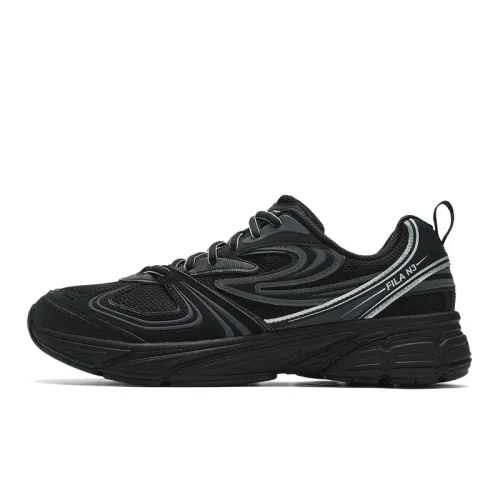 FILA Low top Casual Shoes Men's Black/Shadow Black Gray