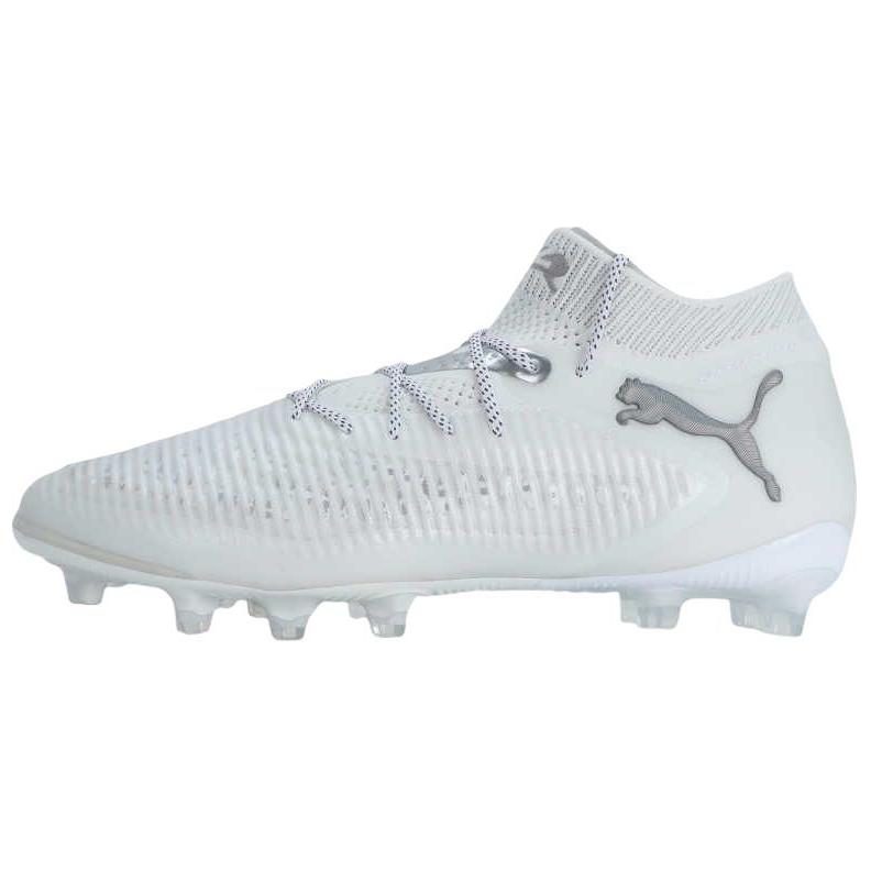 PUMA FUTURE 8 AG Artificial Ground Fabric Abrasion Resistant Soccer Shoes Men’s White