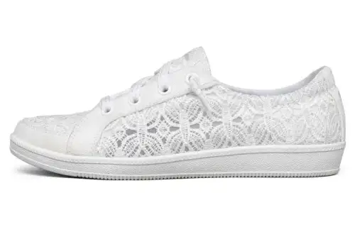 Skechers Slip Resistant, Abrasion Resistant, Lightweight Low top Casual Shoes Women's White