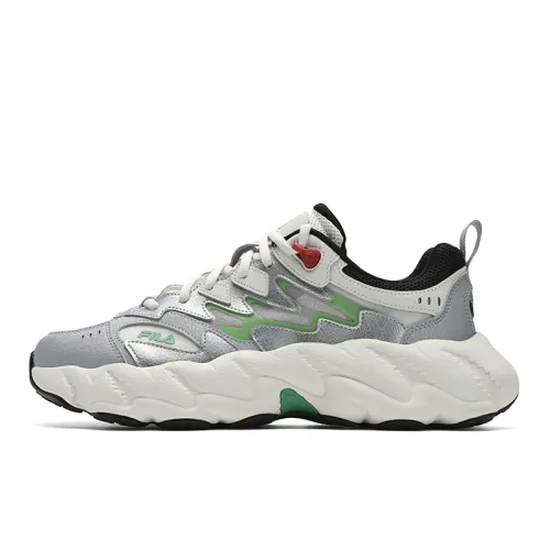 FILA Fern 2 Fern Sneakers 2.0 Low top Casual Shoes Men's White Silver