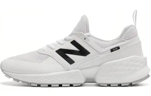 New Balance 574 Series White Black D Wide Unisex