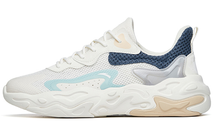Anta Butterfly Metamorphosis Comfortable Breathable Low top Sports Casual Shoes Men's Blue White Silver