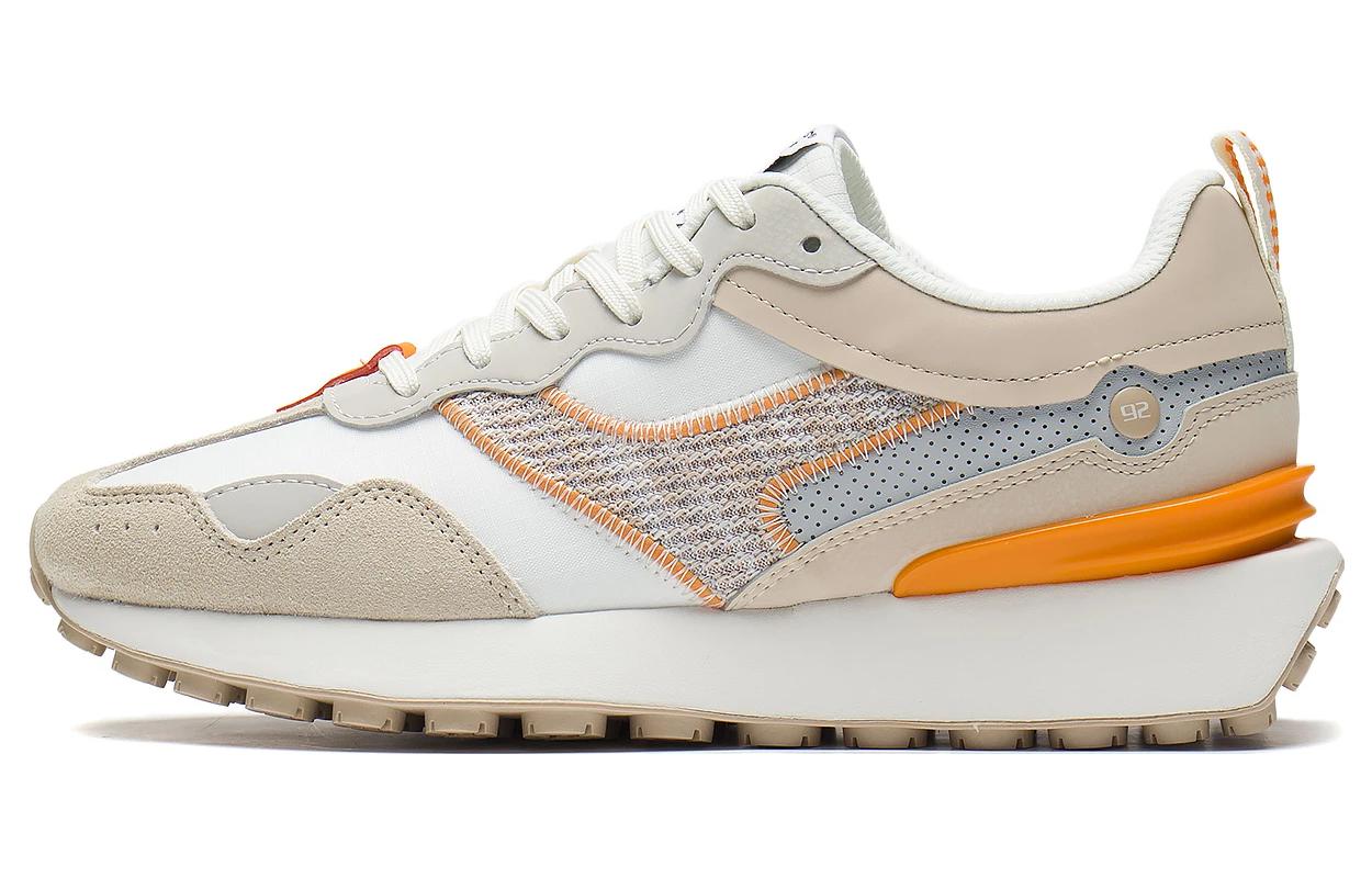 Li Ning Rebound Slip Resistant, Abrasion Resistant, Breathable Low top Sports Casual Shoes Women's White Gray