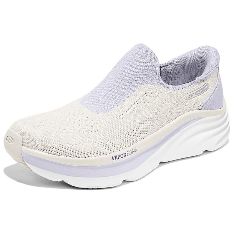 Skechers D’Lux Vapor Abrasion Resistant Breathable Low top Casual Shoes Women’s Beige Purple
