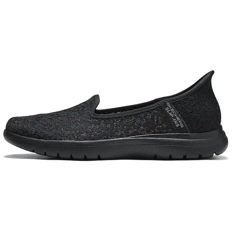 Skechers On The GO Fle Cushioning Breathable Low top Casual Shoes Women's All Black