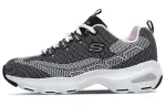 Skechers DLITES Mid top Casual Shoes Women's Black Gray