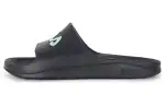 FILA Sleek Slide 1 Comfortable Round Toe Slide Slippers Unisex Black Blue