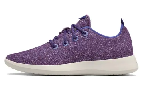 Allbirds Wool Runner Cushioning Slip Resistant Low top Sports Casual Shoes Men's Berry Purple Pancake