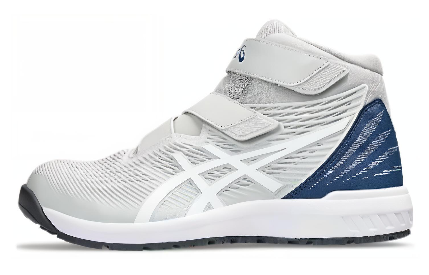Asics Winjob Cushioning, Wear Resistant High top Casual Shoes Unisex Gray White