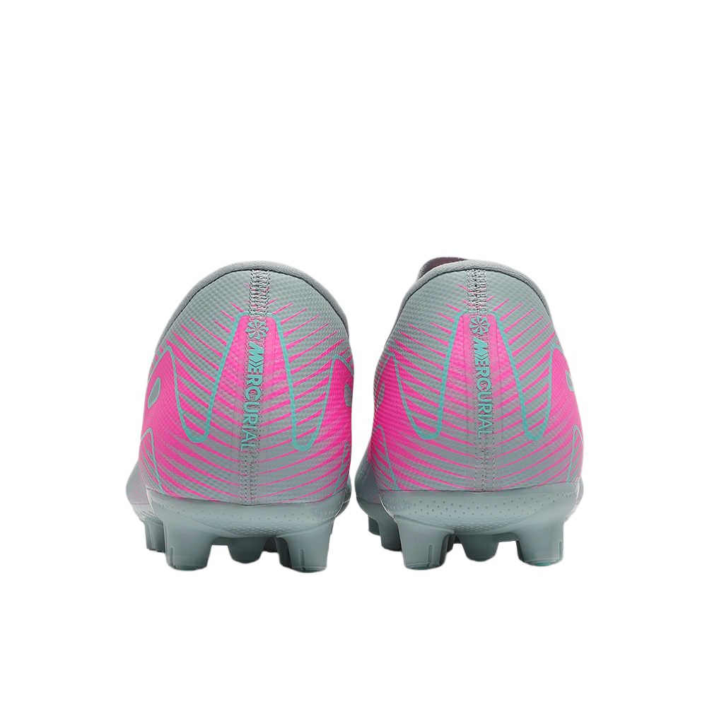 Nike Mercurial Vapor 16 Comfortable HG Hard Ground Soccer Shoes Unisex Gray Pink