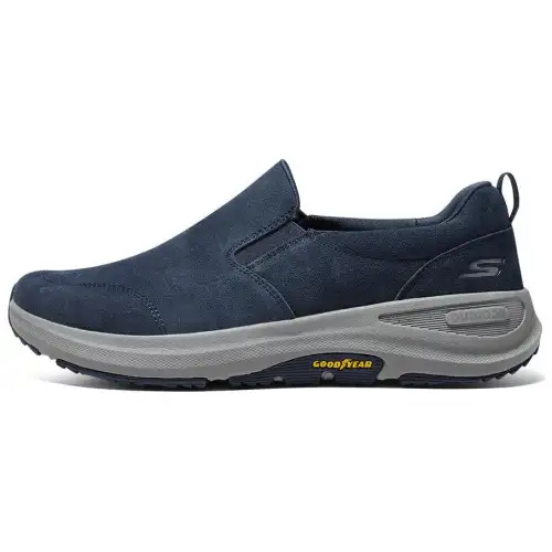Skechers Go Walk Outdoor Comfortable And Lightweight Low top Casual Shoes Men's Blue