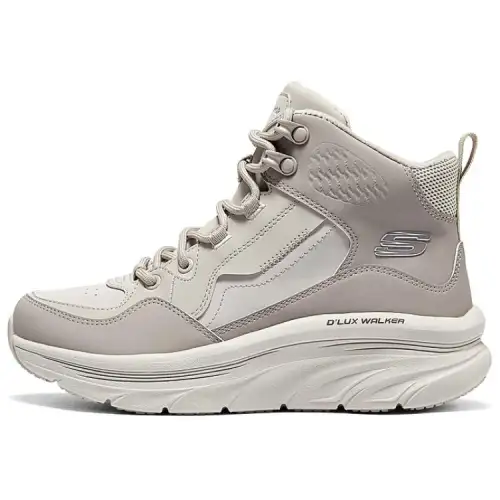 Skechers D'lux Walker Soft And Comfortable Thermal High top Casual Shoes Women's Nude Pink