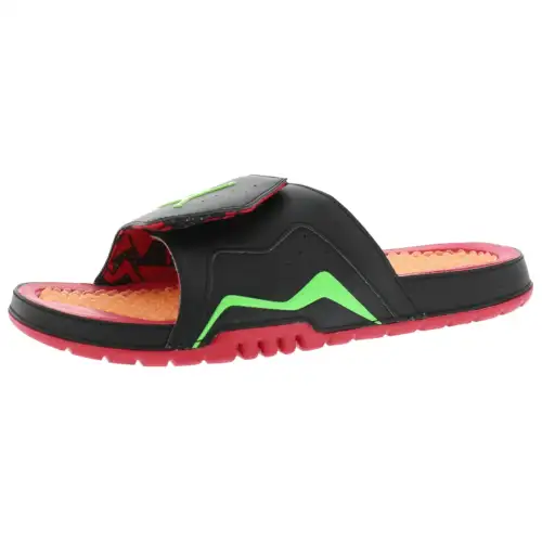Jordan Hydro 6 Slip Resistant Quick Dry Slide Slippers Men's Red Black Green