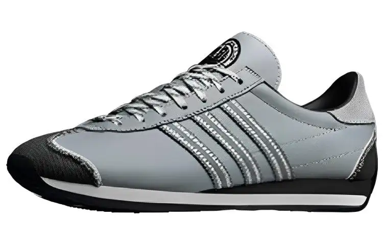 Adidas Originals COUNTRY Slip Resistant Low top Casual Shoes Unisex Light Gray