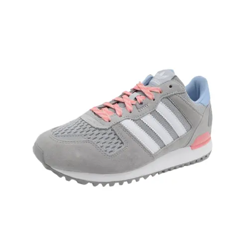 Adidas Originals ZX 700 Slip Resistant Abrasion Resistant Low top Casual Shoes Women's Gray