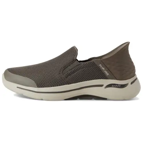 Skechers Go Walk Arch Fit Mesh Cushioning Low top Casual Shoes Men's Brown