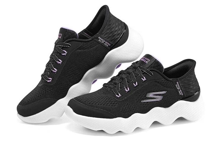 Skechers Go Walk Massage Fit ‘Black Lavender’ Women’s