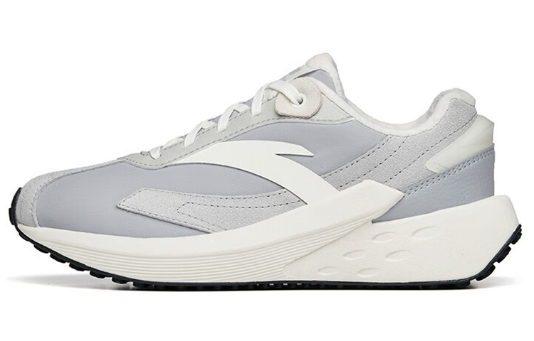 Anta Icing Fleece Lined Thermal Fashion Cushioning Slip Resistant Abrasion Resistant Lightweight Low top Casual Shoes