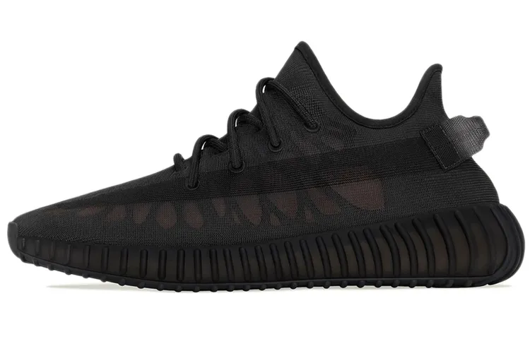 Adidas Originals Yeezy Boost 350 V2 "Mono Cinder" Textile Sport Retro Shock-Absorbing Non-Slip Breathable Lightweight Low-Top Casual Shoes Unisex Black