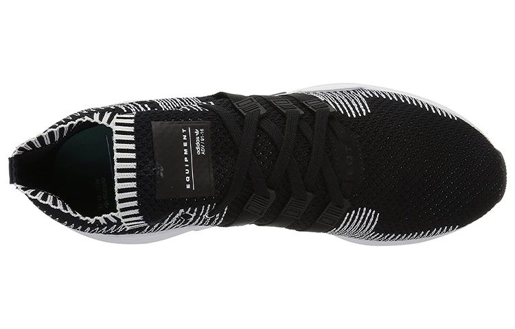 Кроссовки adidas originals EQT Support ADV Primeknit (черно-белые) — Чёрный / белый — фото 3
