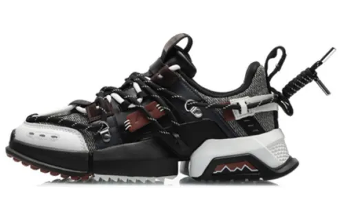 Li Ning Cherry Blossom Abrasion Resistant Breathable Abrasion Resistant Breathable Low top Casual Shoes Unisex