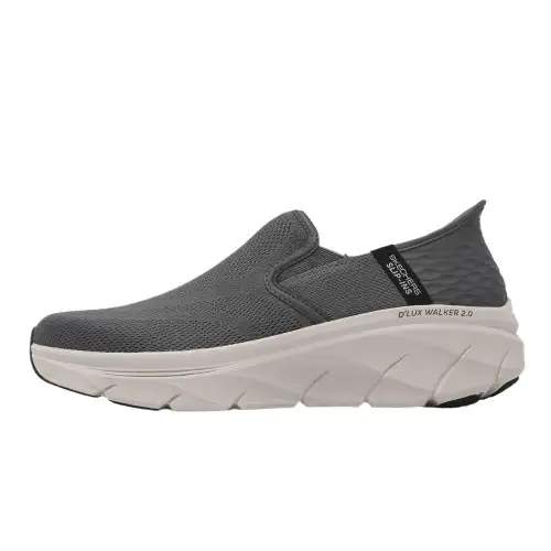 Skechers D'Lux Walker 2.0 Low top Casual Shoes Men's Gray