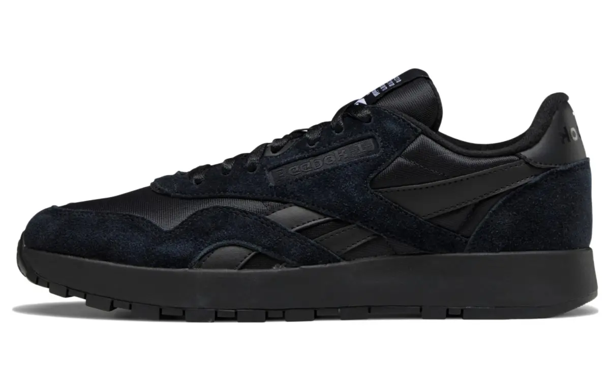 Reebok × Maison Margiela Classic Nylon Tabi Wear-Resistant Low-Top Lifestyle Casual Shoes Unisex Black