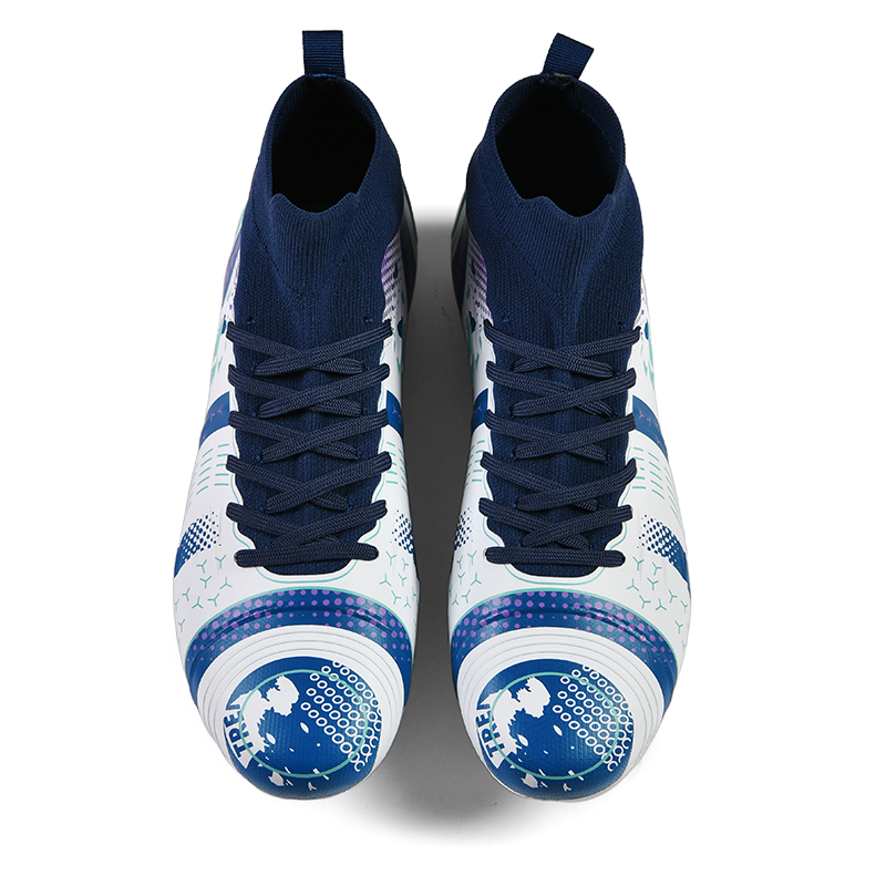 PANKE AG Artificial Ground Artificial Turf Long Stud Unisex White Dark Blue