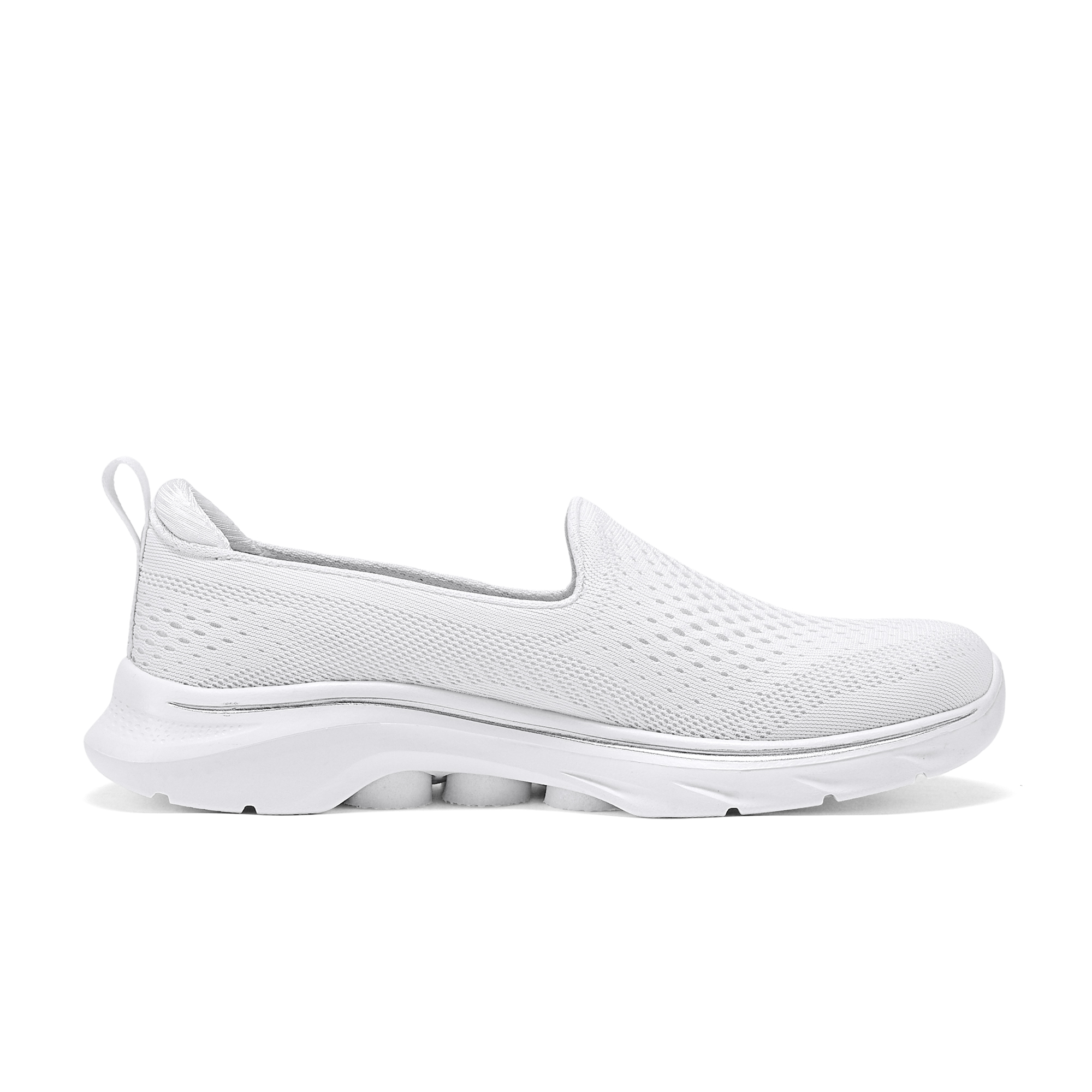 Skechers Women’s GO WALK Mesh Abrasion Resistant Low top Casual Shoes Women’s White