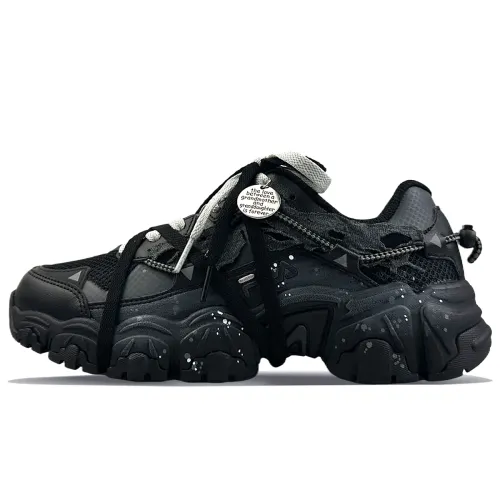 FILA Cat Claw Slip Resistant Abrasion Resistant Low top Casual Shoes Unisex Black Gray