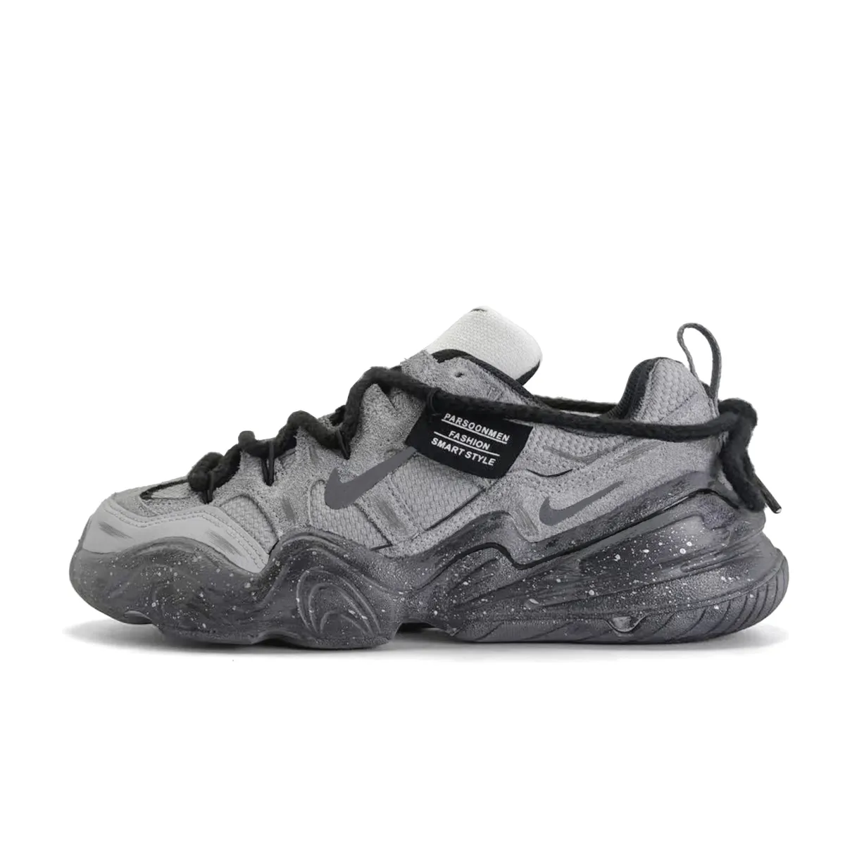 Nike Tech Hera Gray Pulse, Individual Avant Garde, Classic And Versatile, Trendy Vintage, Unique