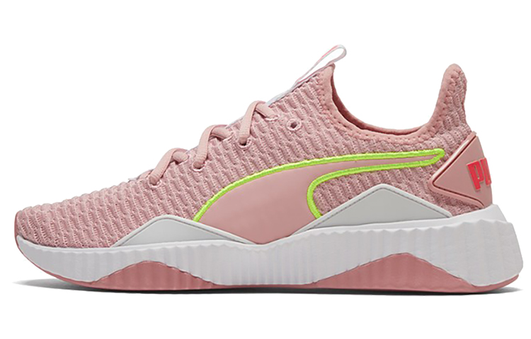 PUMA Defy Casual Shoes Women's Low Top Pink/White/Green