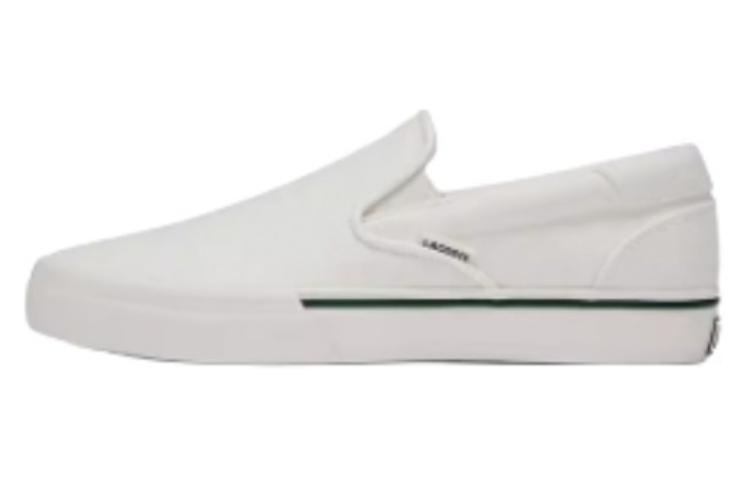 Мужские слипоны LACOSTE JUMP SERVE SLIP (белые)