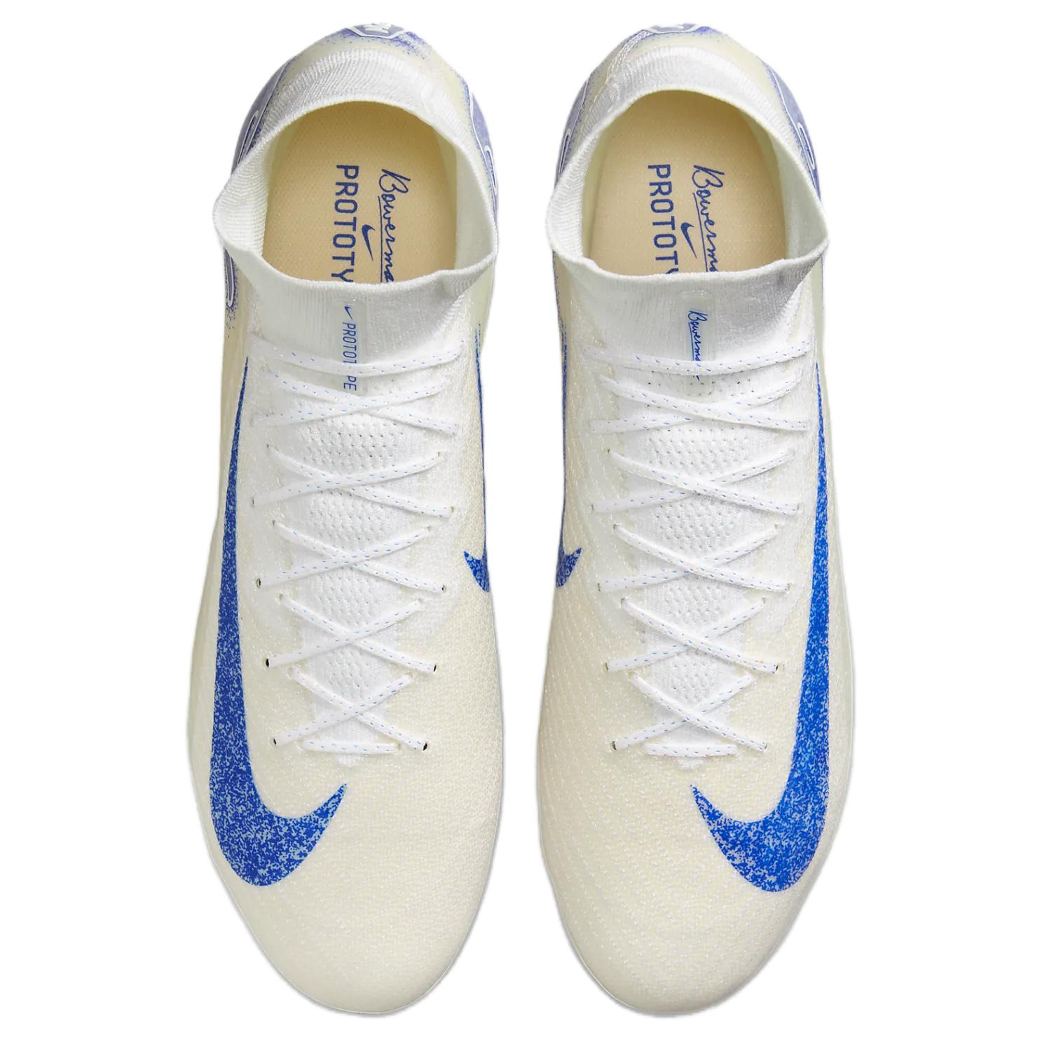 Бутсы Nike Mercurial SUPERFLY 10 Elite Blueprint (бело-синие) — фото 3