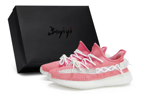 Adidas Originals Yeezy Boost 350 V2 Slip Resistant Low top Casual Shoes Unisex White Red