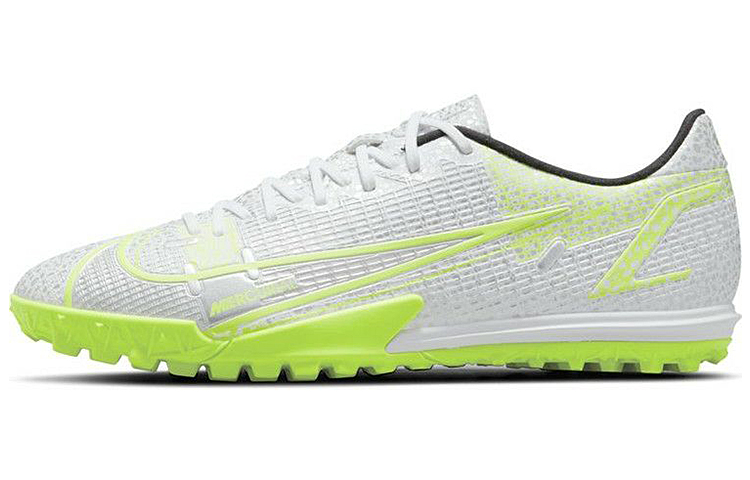 Nike Mercurial Superfly 8 Assassin 14 round head lace TF (gel crushed nails) shock-absorbing, non-slip and wear-resistant Football shoes Men's gray-green