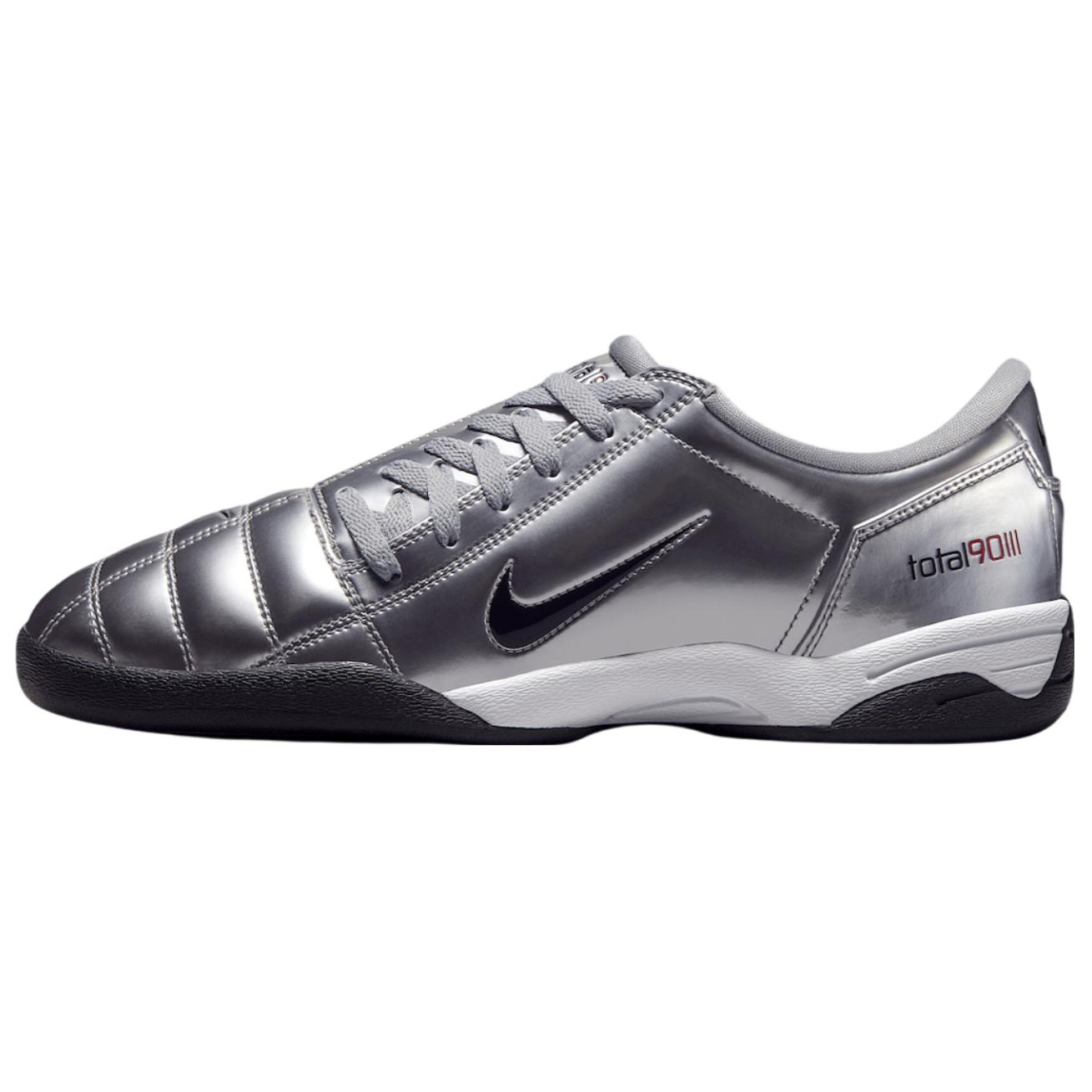 Nike Total 90 IIl comfortable non-slip wear-resistant football shoes men's silver