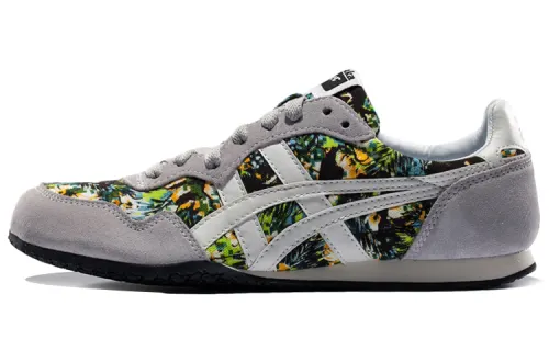 Onitsuka Tiger Lace Up Low top Casual Shoes Unisex Gray Pattern