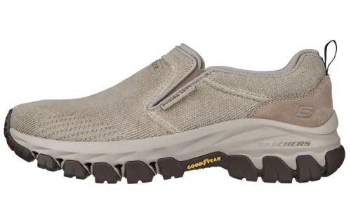 Skechers Relaxed Fit Edgmont Shelvin Fabric Low top Casual Shoes Men's Taupe